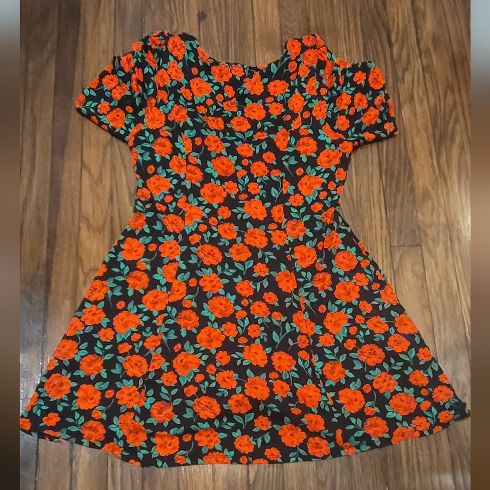 Asos Design Tea Dress Roses - Picture 2 of 10